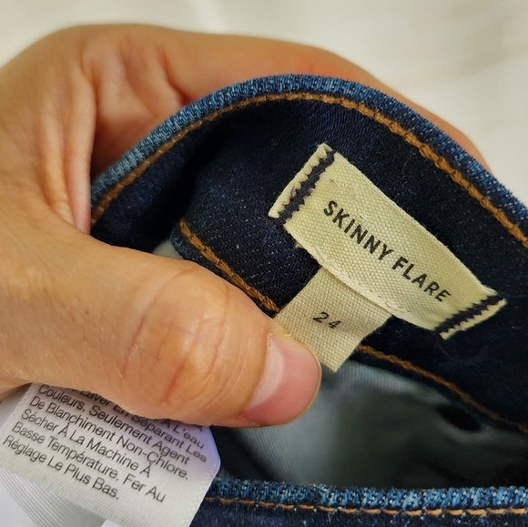 Madewell Skinny Flare Jeans Size 24 - Picture 9 of 15